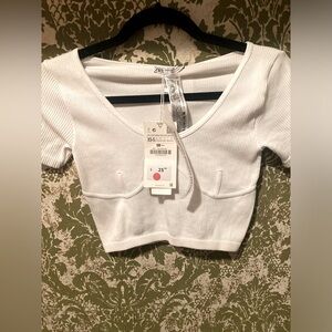 BNWT! (XS-S) Zara Crop Top